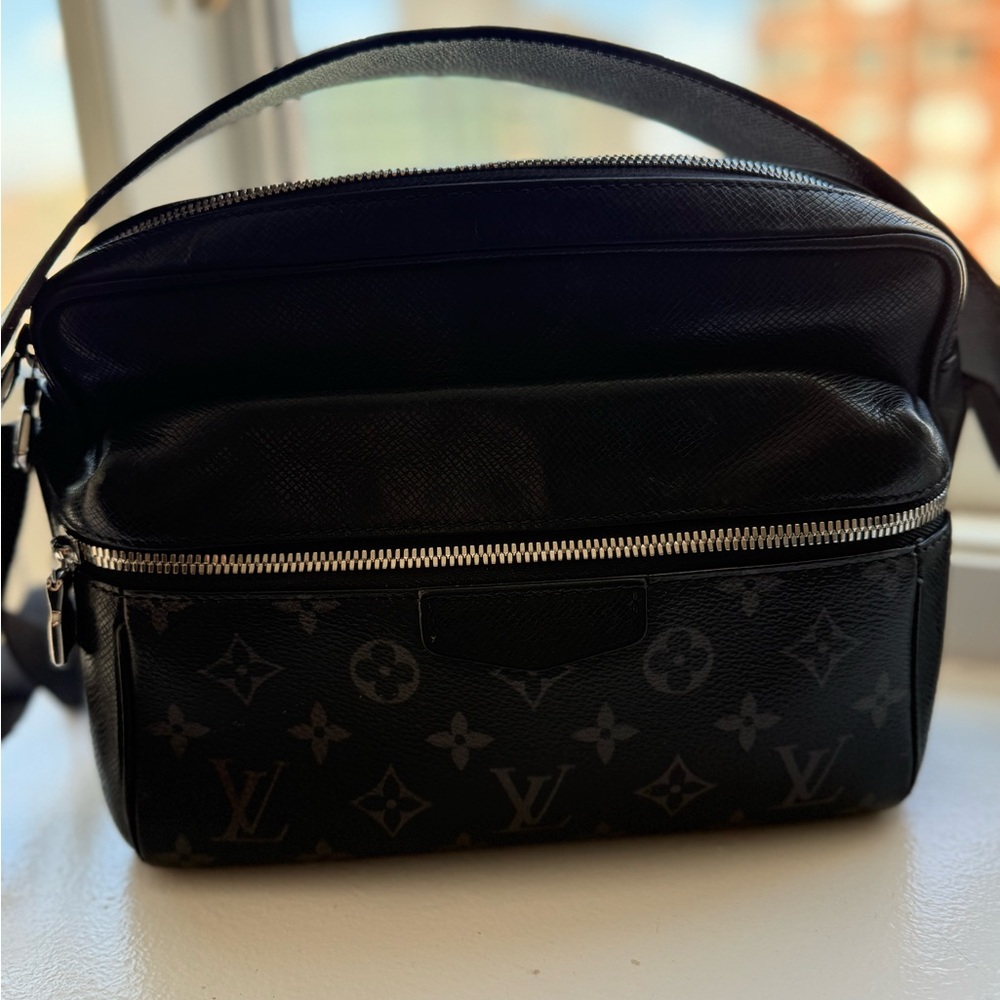 Authentic Louis Vuitton Monogram Eclipse Messenge… - image 2